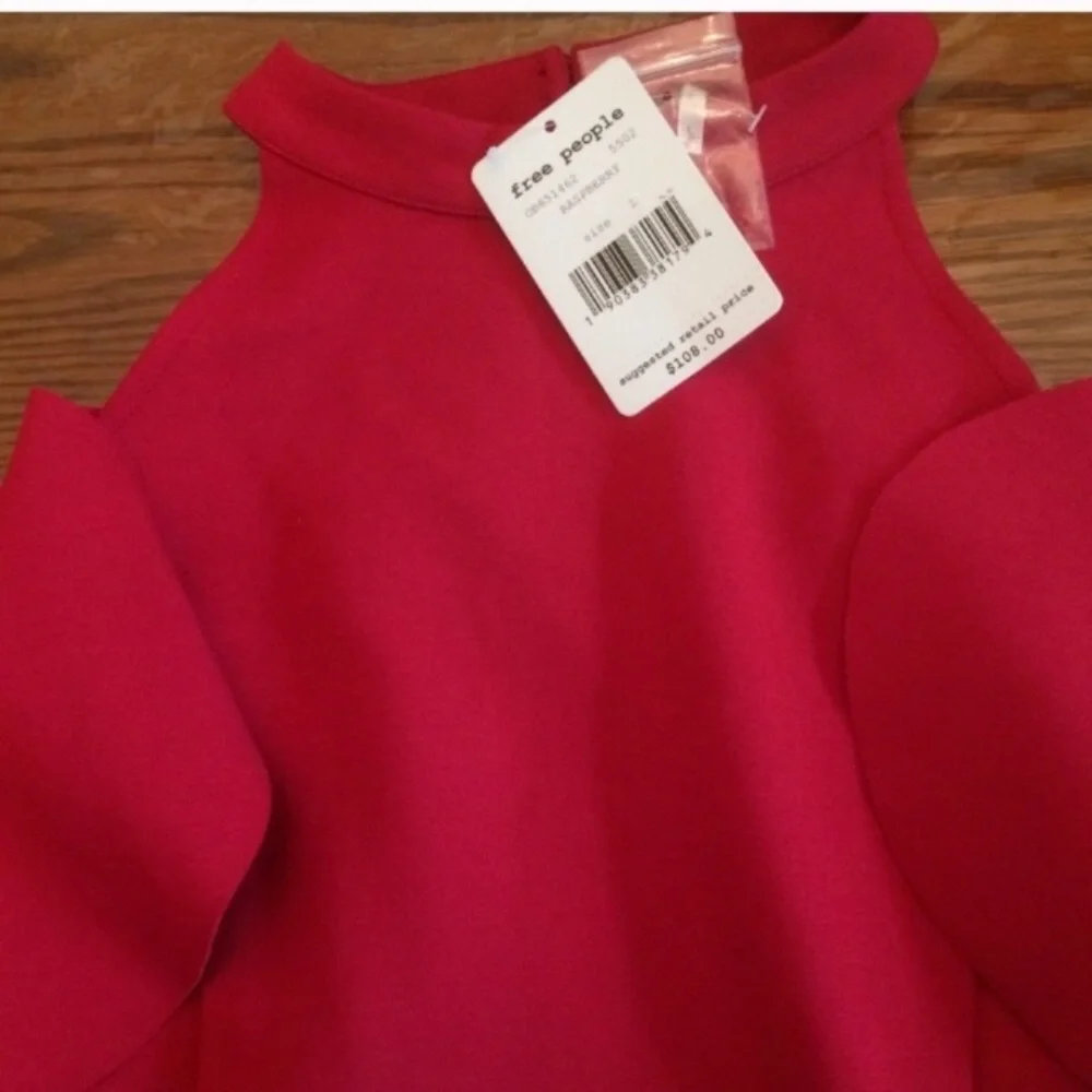 FP Ruffled Cold Shoulder BodyCon Mini Dress - Picture 7 of 7